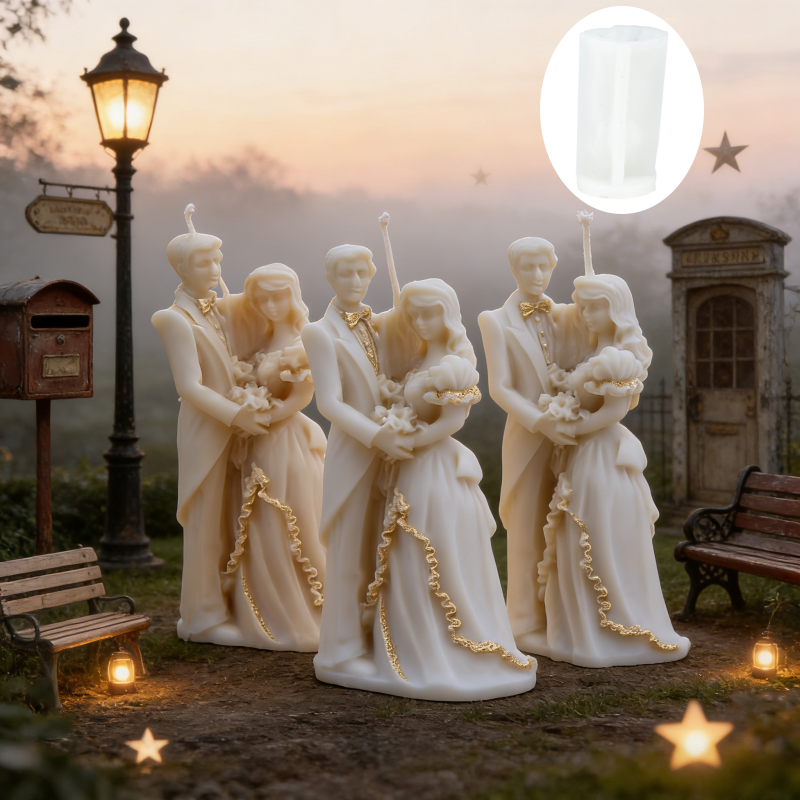 Bride and Groom Silicone Mold  - Vintage Things Collection 评论和价格
