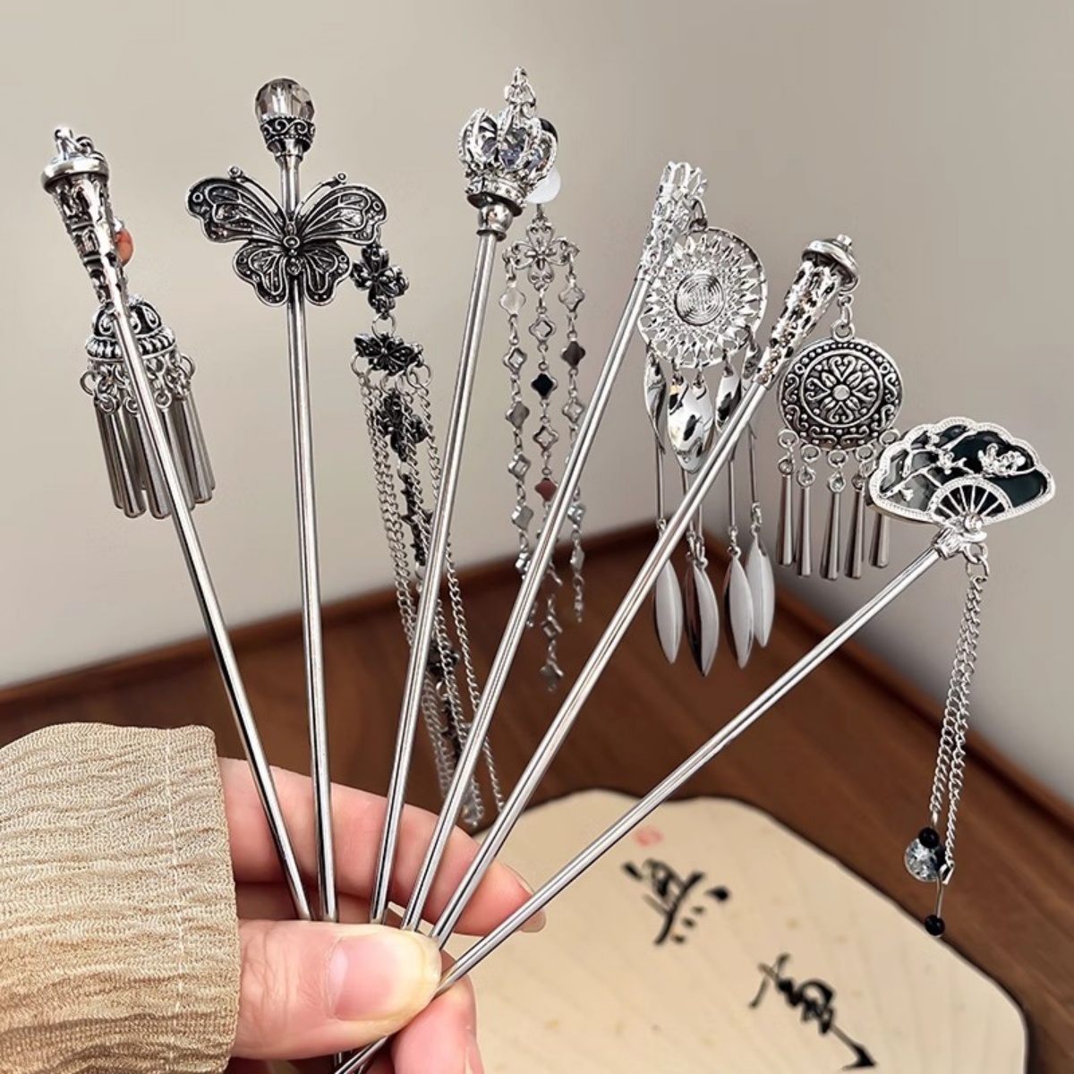 Elegant Women's Hairpin Antiqu - Vintage Collectible Item 评论和价格