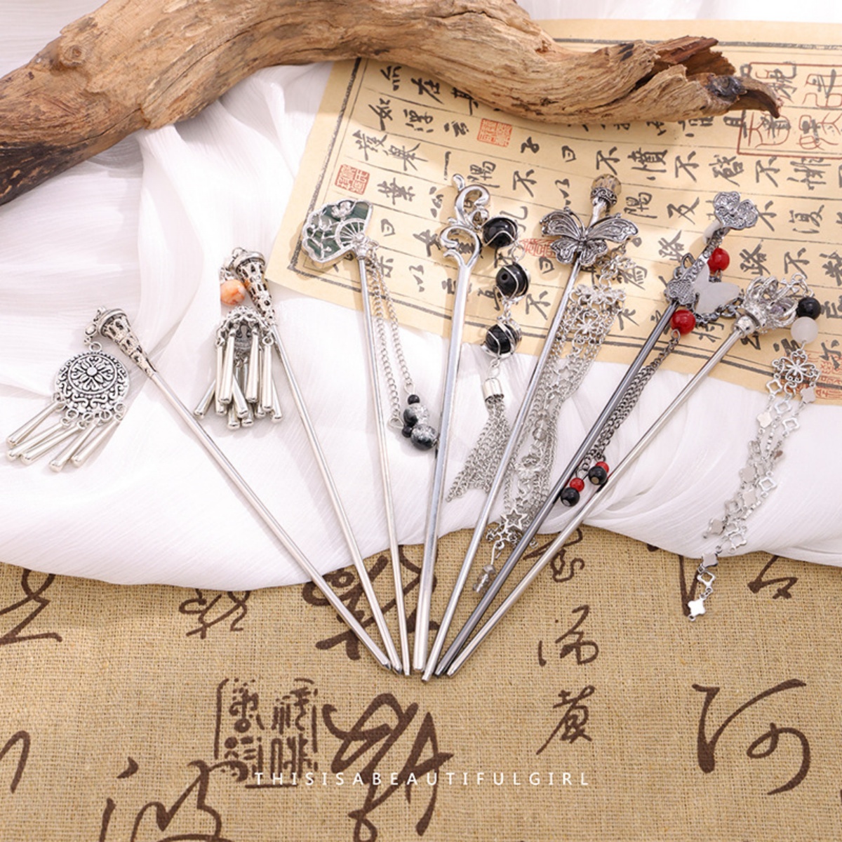 Elegant Women's Hairpin Antiqu - Vintage Collectible Item 评论和价格