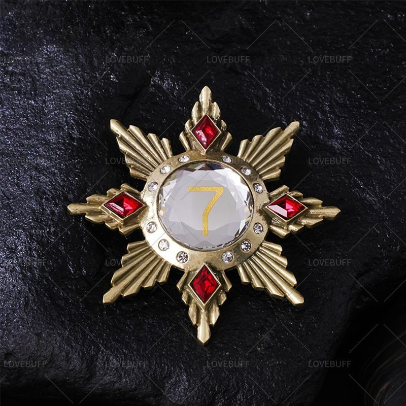 Golden Star Shaped Number 7 Br - Vintage Collectible Pins 评论和价格