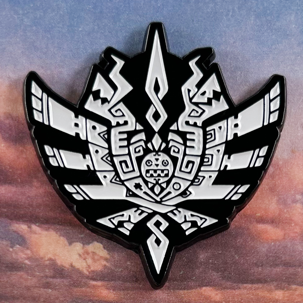 MH4 Monster Hunter-4 Logo Badg - Vintage Collectible Pins 评论和价格