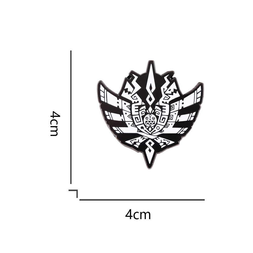 MH4 Monster Hunter-4 Logo Badg - Vintage Collectible Pins 评论和价格