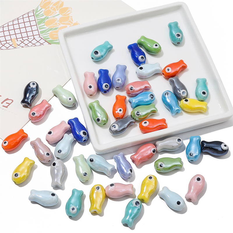 10Pcs Vintage Fish Ceramic Bea - Vintage Collectible Item 评论和价格