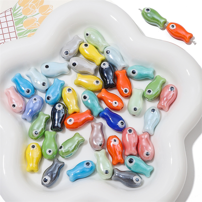 10Pcs Vintage Fish Ceramic Bea - Vintage Collectible Item 评论和价格