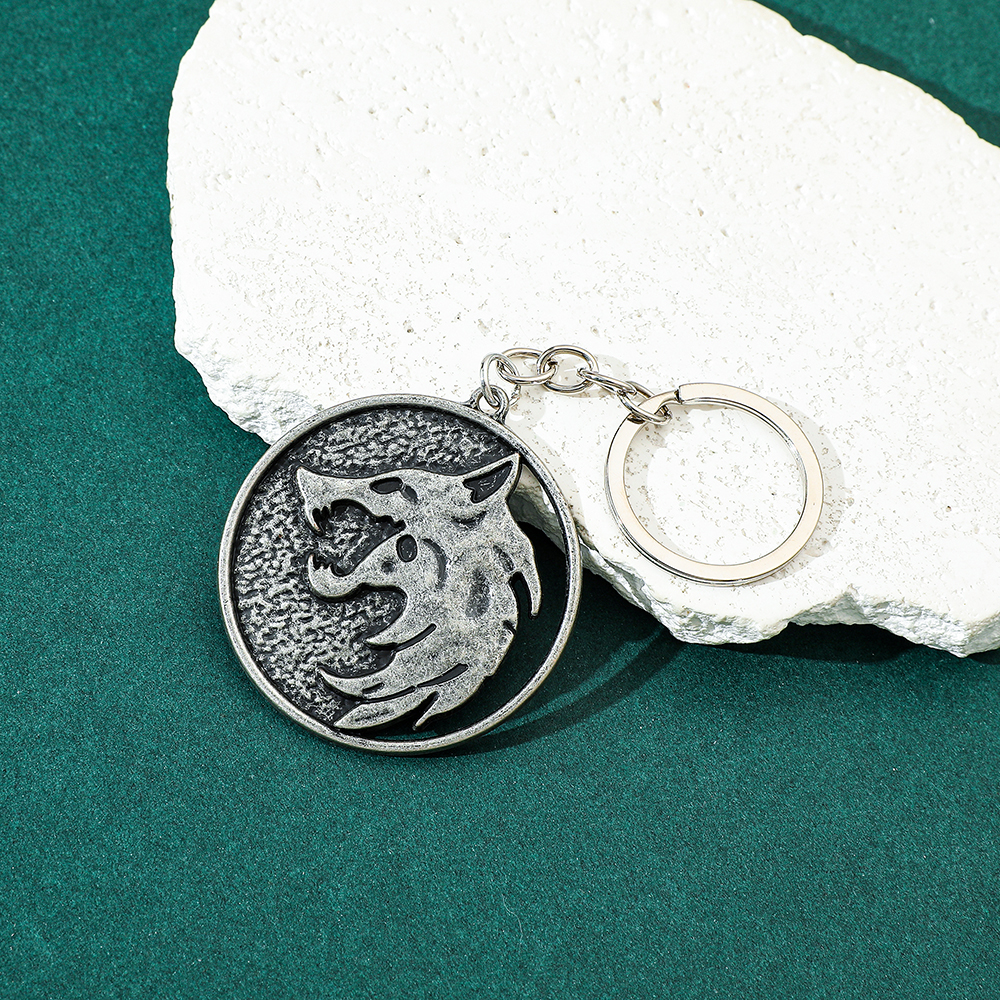 Vintage Wolf Head Keychain Gam - Vintage Item 评论和价格