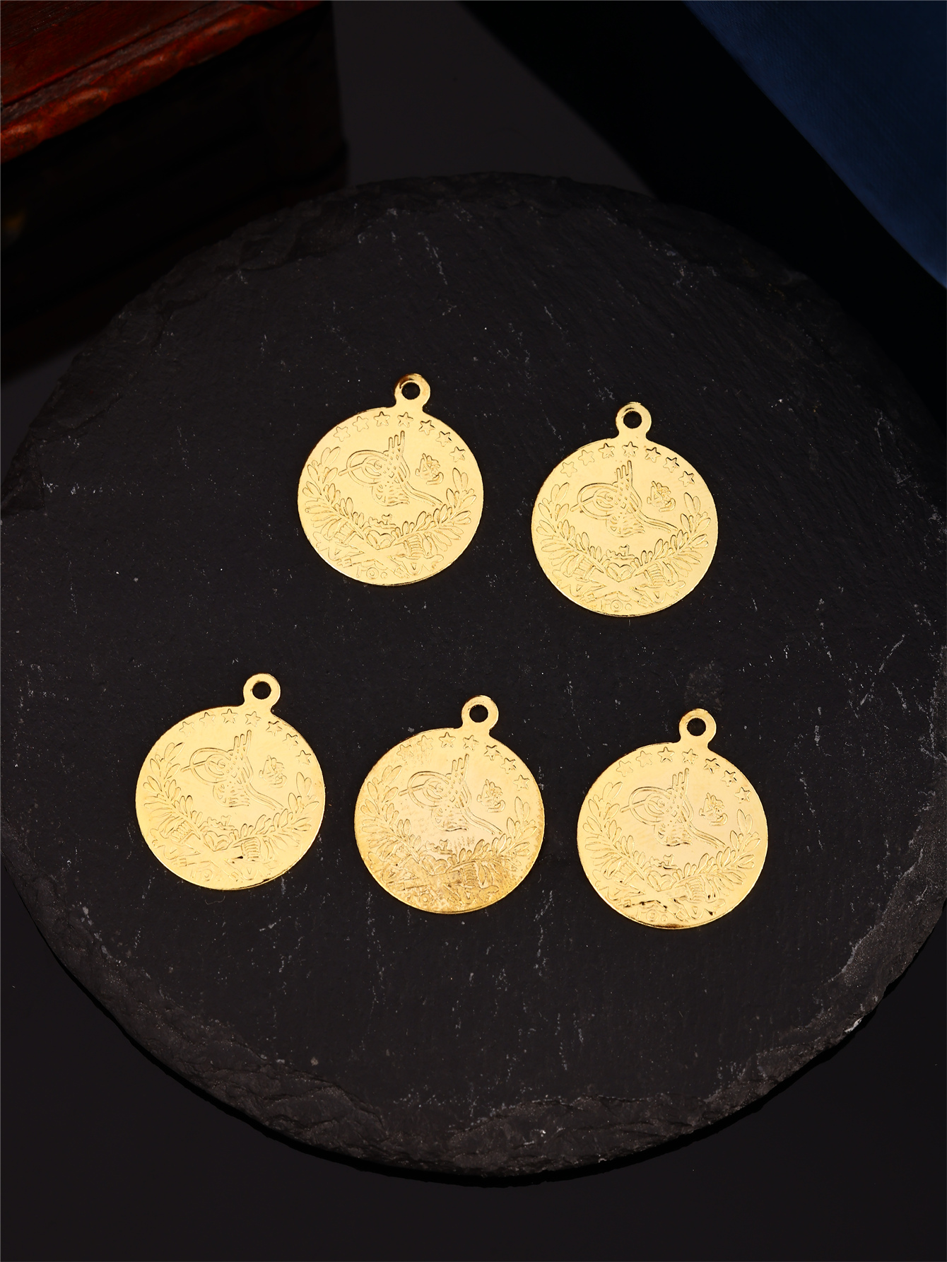 Turkish Ottoman Pattern Coin D - Vintage Collectible Item 评论和价格