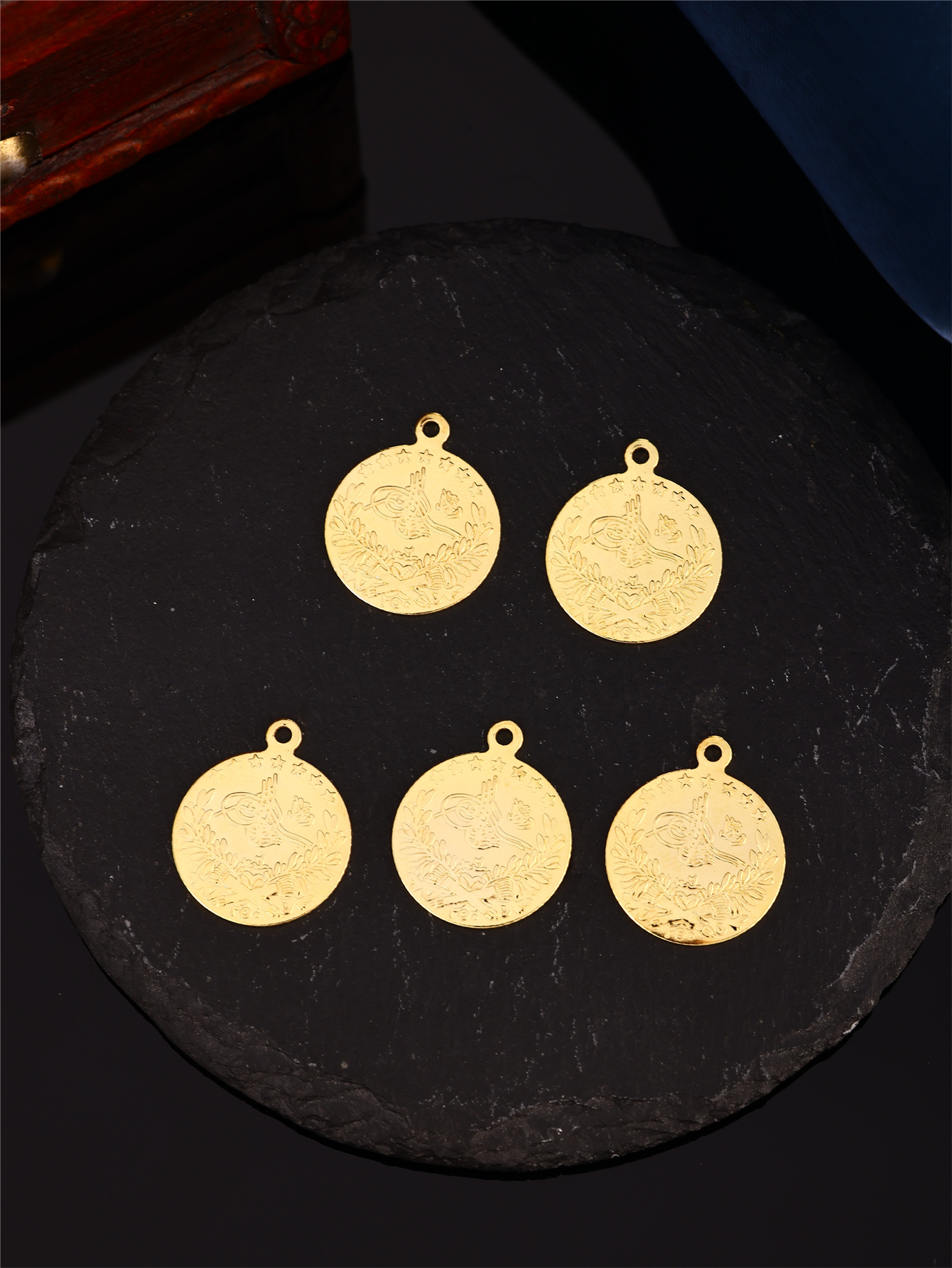 Turkish Ottoman Pattern Coin D - Vintage Collectible Item 评论和价格