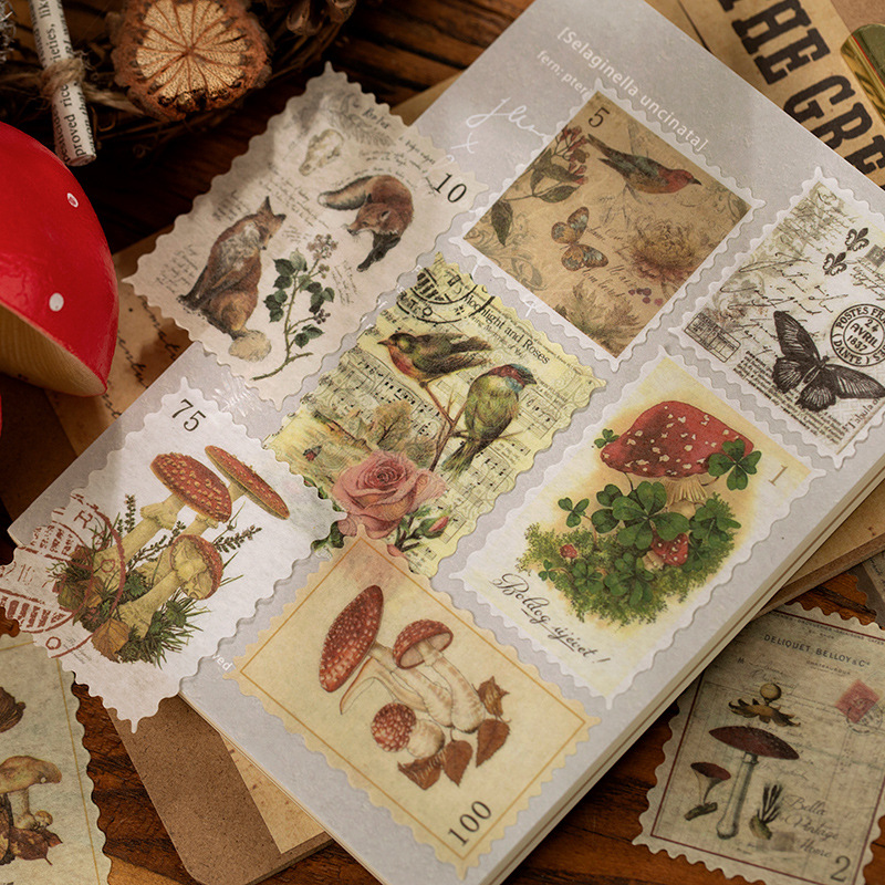 1pack/60pcs Vintage Stamp Stic - Vintage Collectible Stamps 评论和价格