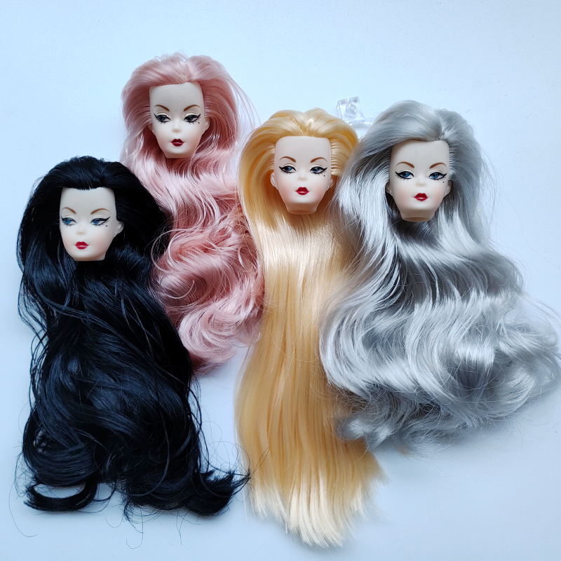 Blue Eye Wavy Curls Hair Doll  - Vintage Item 评论和价格