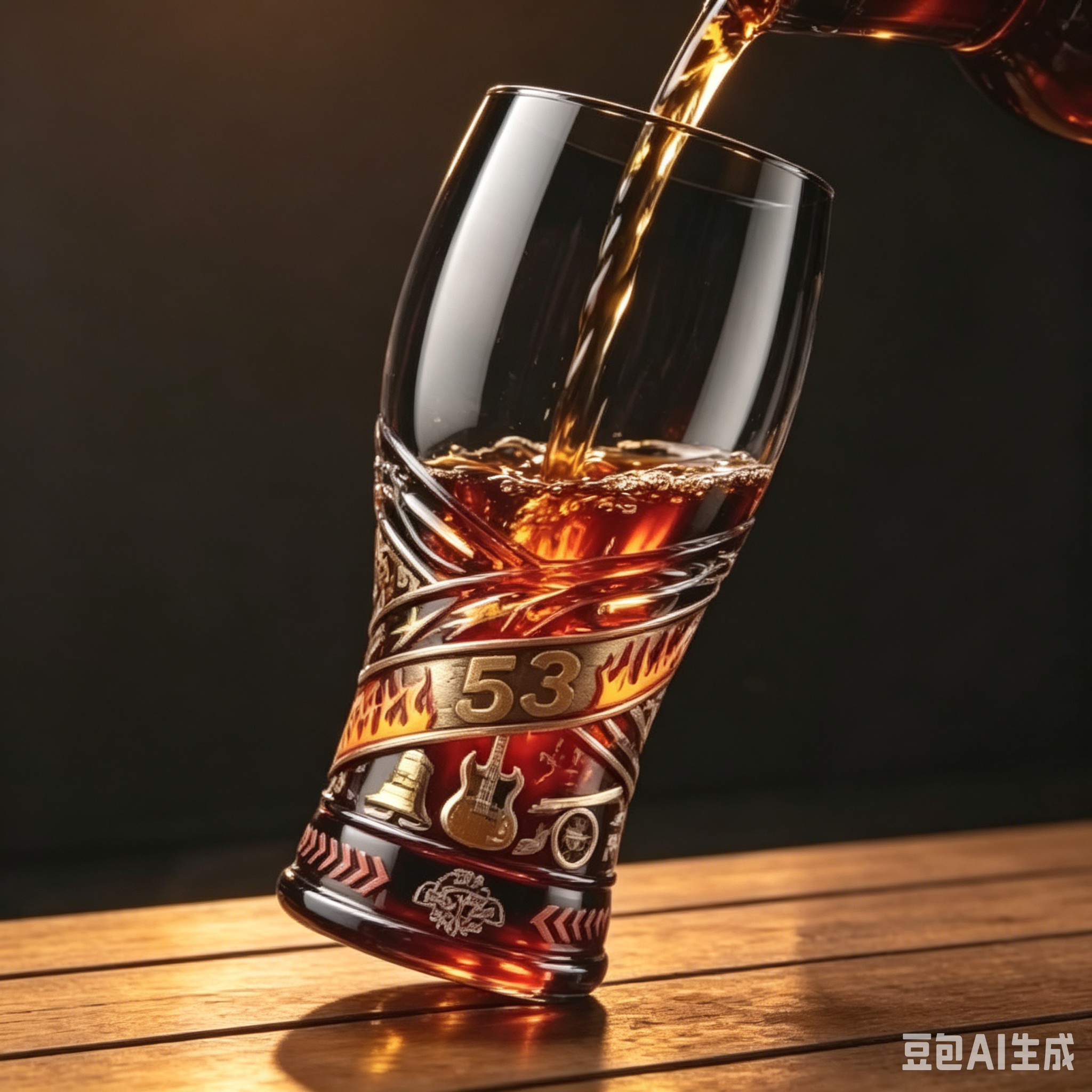 Vintage Rock Music 3D Embossed - Vintage Collectible Glassware 评论和价格