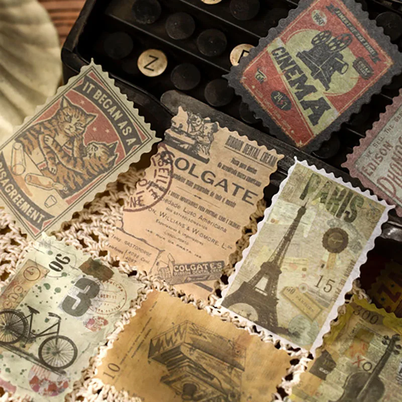 60pcs/lot Vintage Ladies Stamp - Vintage Collectible Stamps 评论和价格