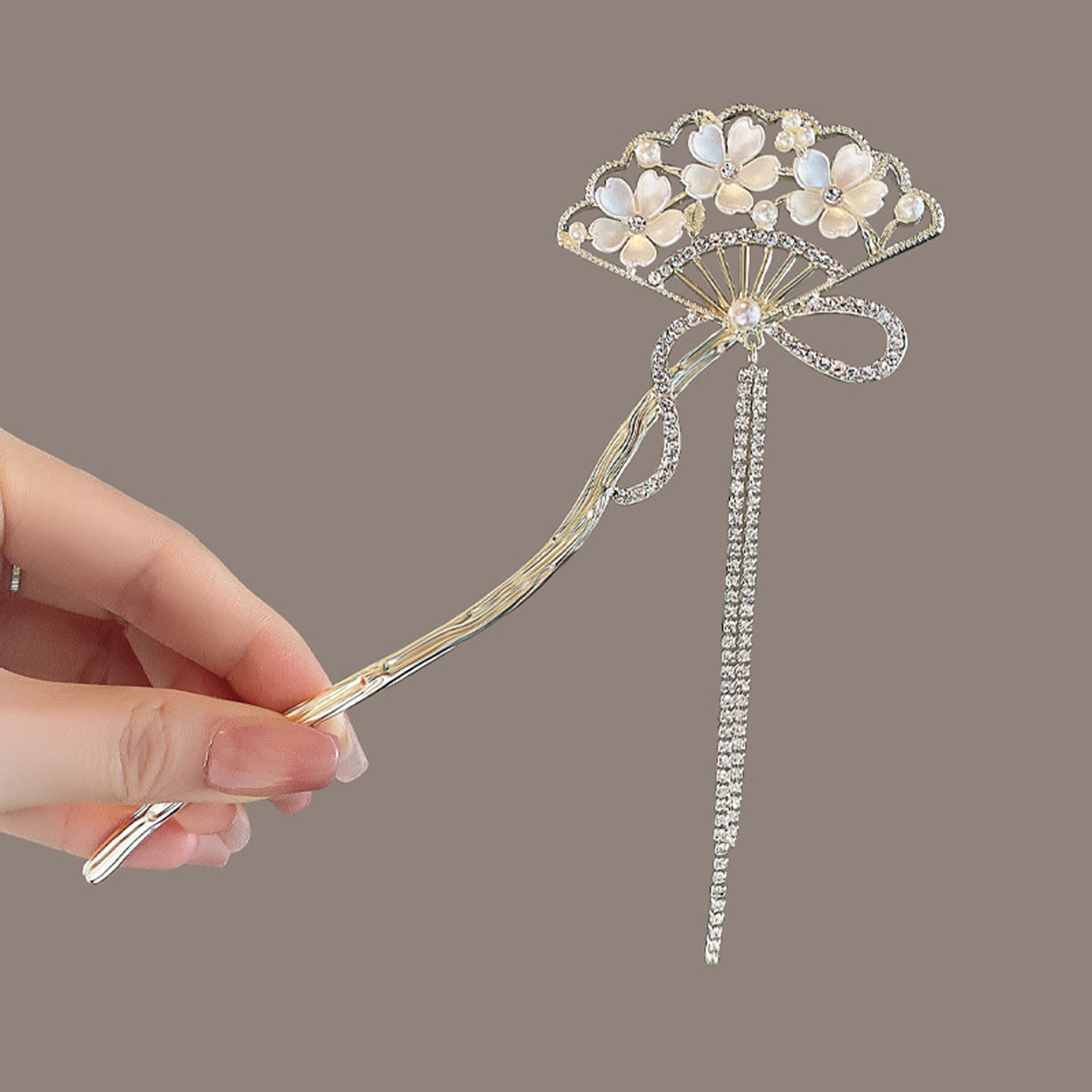 Vintage Flower Fan Shaped Hair - Vintage Collectible Item 评论和价格