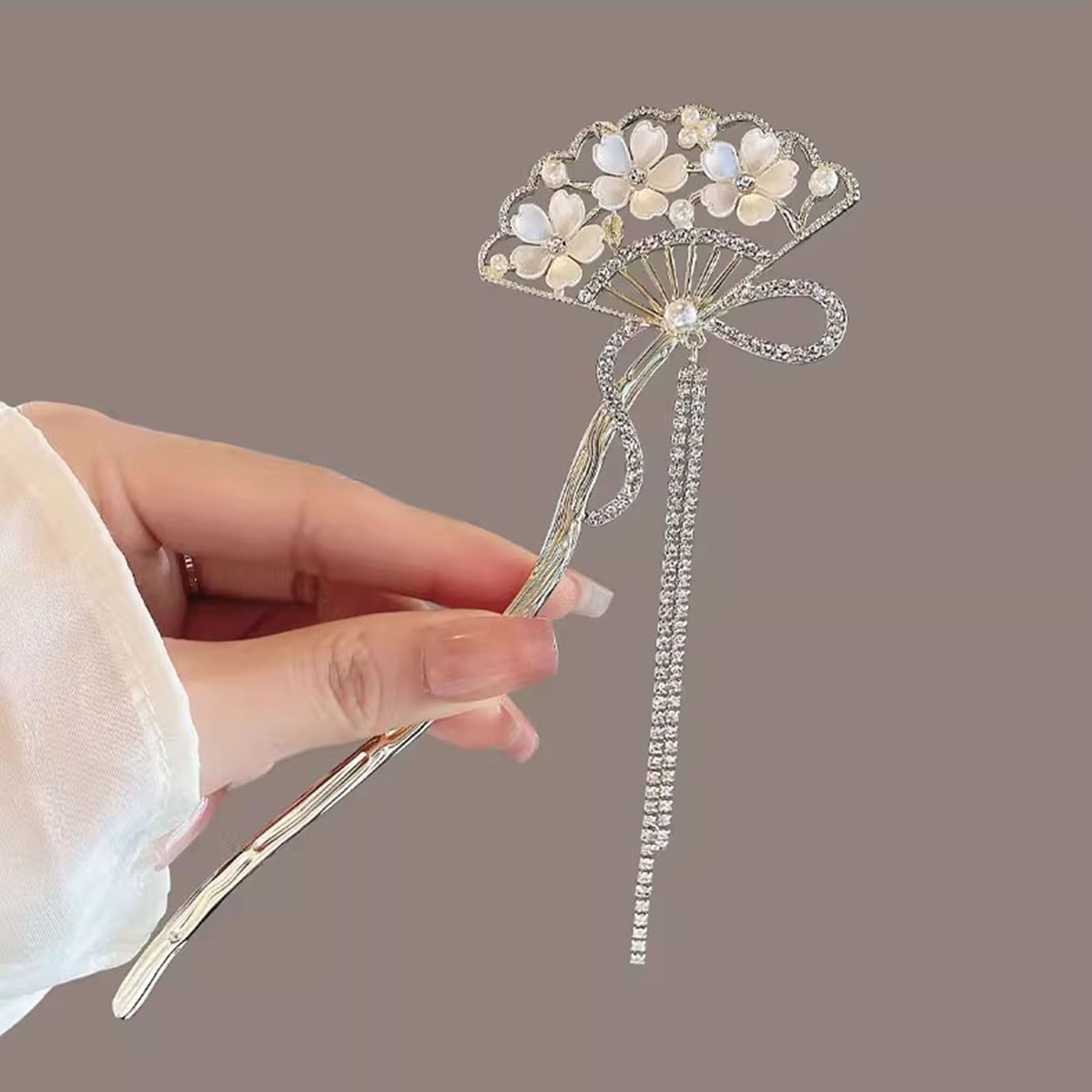 Vintage Flower Fan Shaped Hair - Vintage Collectible Item 评论和价格